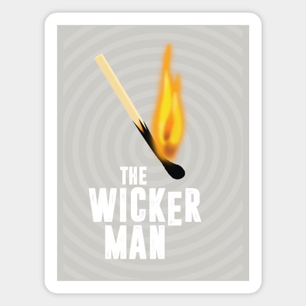 The Wicker Man - Alternative Movie Poster Magnet by MoviePosterBoy